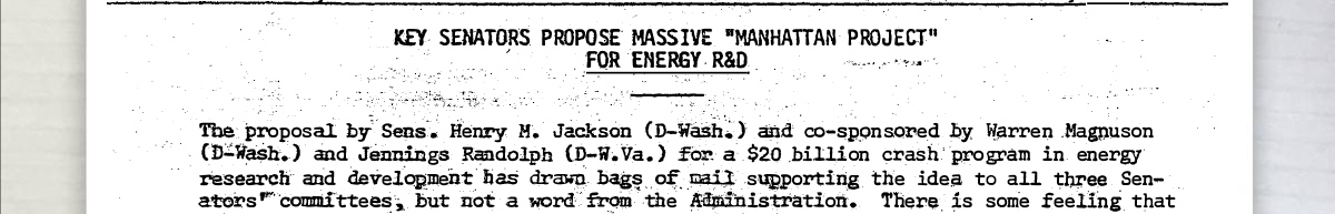 Manhattan Project document excerpt